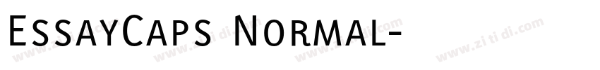 EssayCaps Normal字体转换
